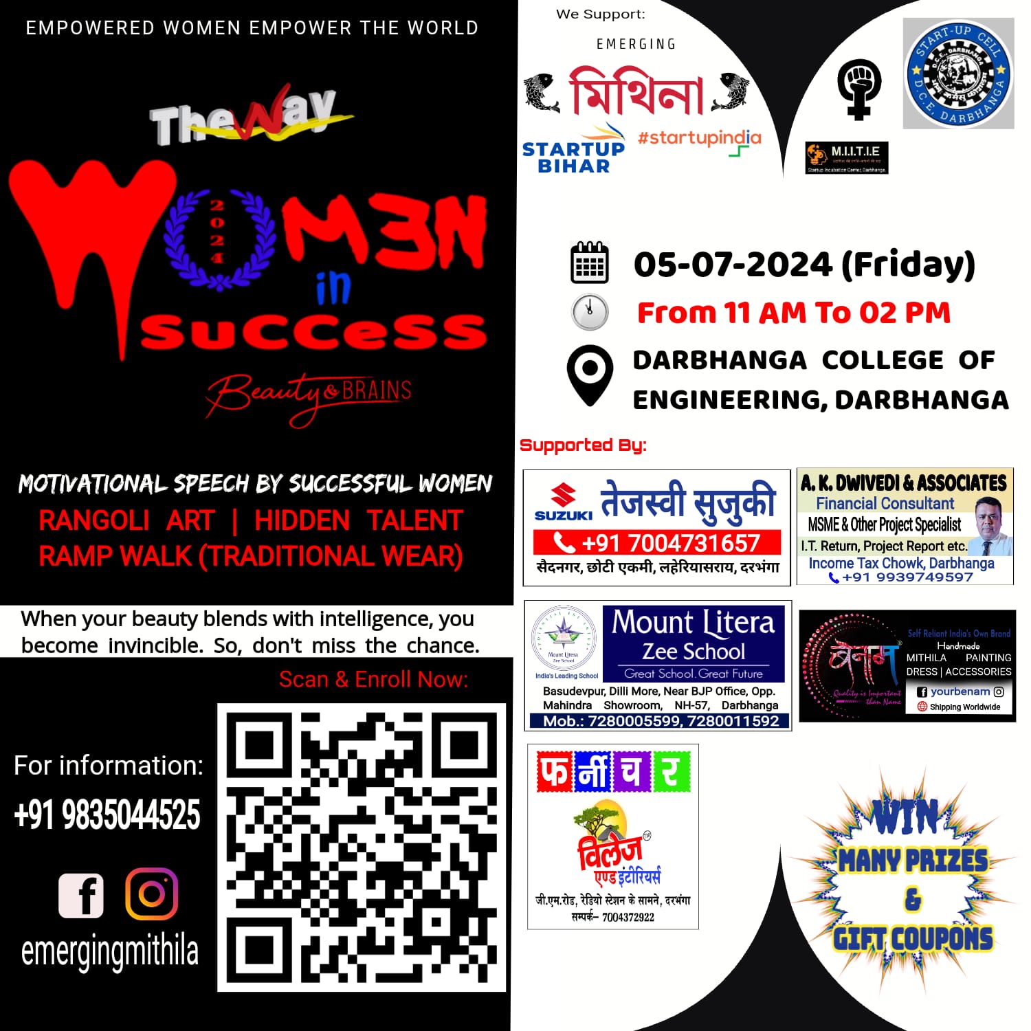Women in Success Event Poster